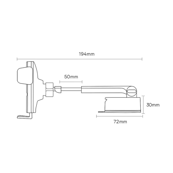 Автотримач для телефона з бездротовою зарядкою Baseus Wisdom Auto Alignment Car Suction base Black (CGZX000101)