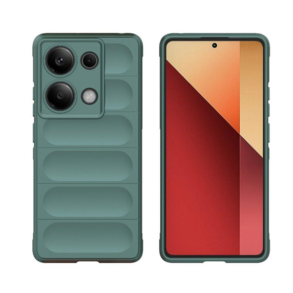 Чехол Cosmic Magic Shield for Xiaomi Redmi Note13 Pro 4G/Poco M6 Pro 4G Dark Green with Camera Lens