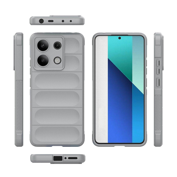 Чехол Cosmic Magic Shield for Xiaomi Redmi Note13 4G Grey with Camera Lens