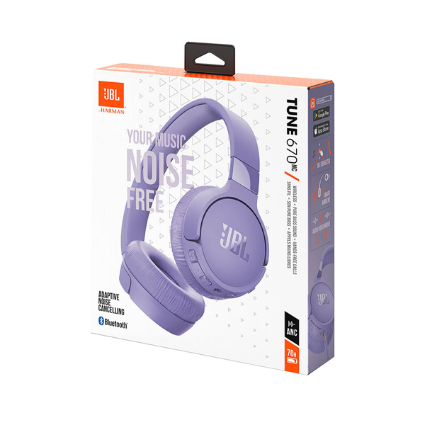 Bluetooth Наушники JBL Tune 670NC (JBLT670NCPUR) Purple