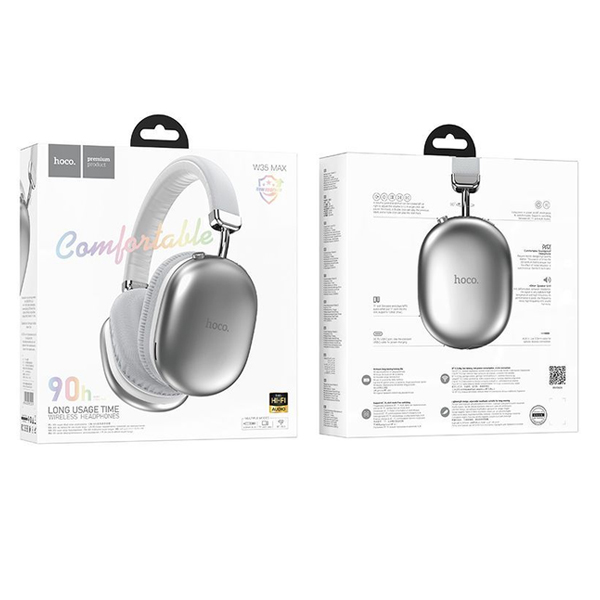 Bluetooth Навушники Hoco W35 Max Joy Silver