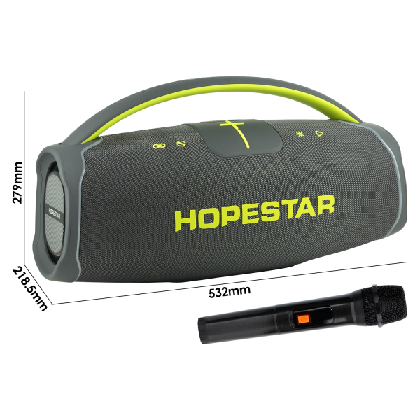Портативна Bluetooth колонка Hopestar A65 Gray