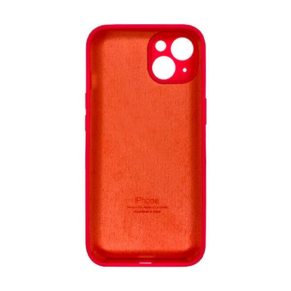 Чохол Soft Touch для Apple iPhone 13/14 Hot Pink with Camera Lens Protection