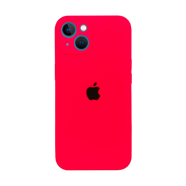 Чохол Soft Touch для Apple iPhone 13/14 Hot Pink with Camera Lens Protection