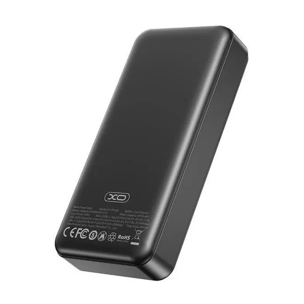 Зовнішній акумулятор XO PR239 20000mAh 22.5W Black