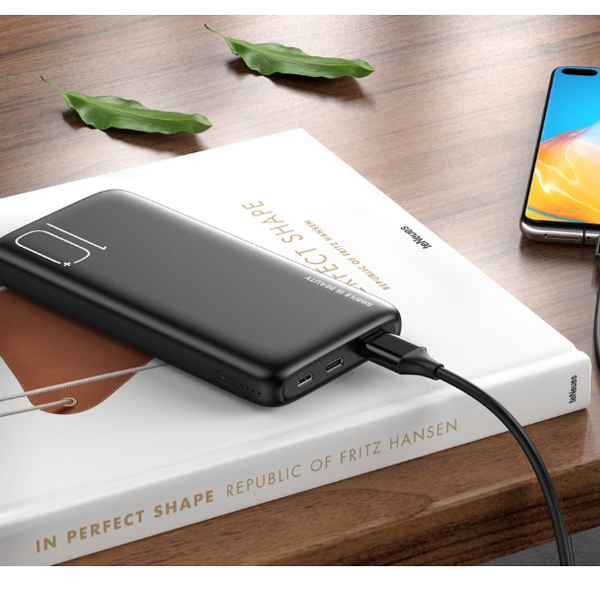 Внешний аккумулятор XO PR182 Light Display USB+Type-C 10000mAh Black