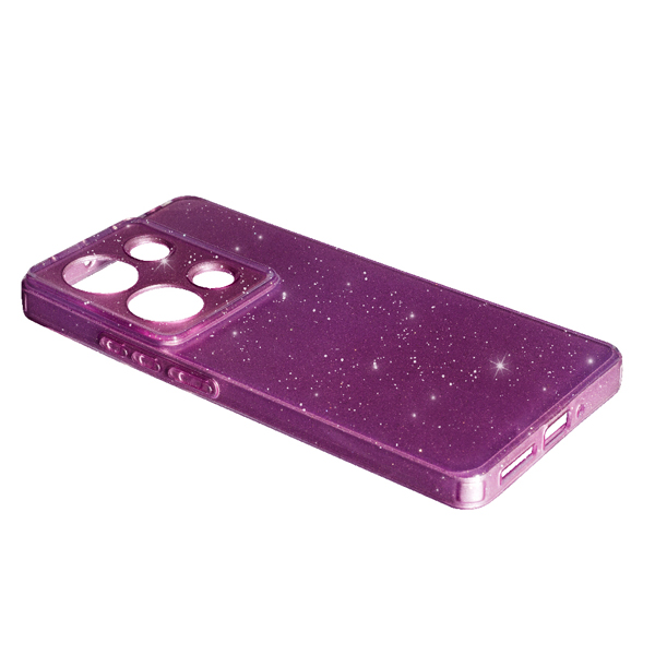 Чехол Silicon Shiny Case Xiaomi Redmi Note13 Pro 4G/Poco M6 Pro 4G Glitter Lilac Pride