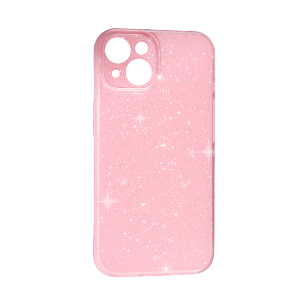 Чохол Silicon Shiny Case iPhone 15 Glitter Pink