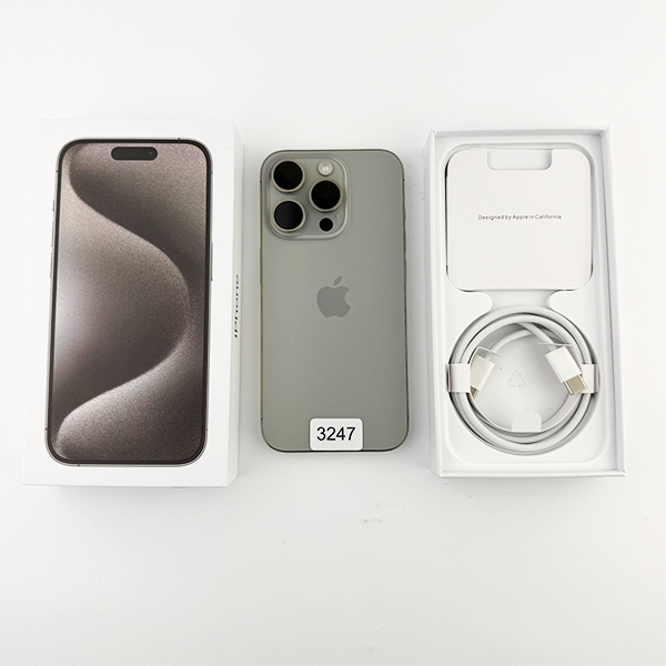Apple iPhone 15 Pro 128GB Natural Titanium Б/У №3247 (Стан 9/10)