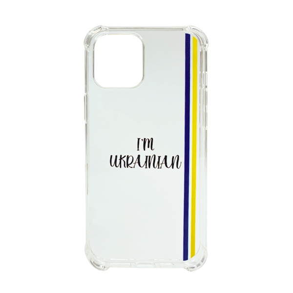 Чехол Wave We are Ukraine Case iPhone 11 Pro Max Clear I`m Ukrainian