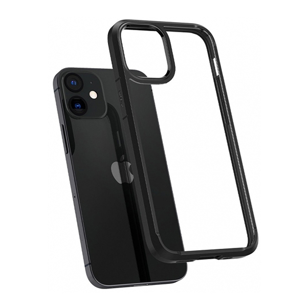 Чехол Spigen для iPhone 12/12 Pro Crystal Hybrid Matte Black