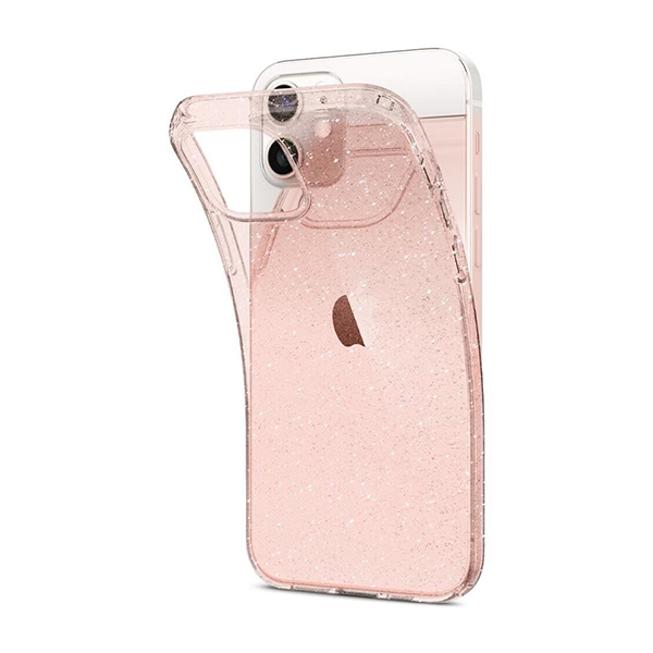 Чохол Spigen для iPhone 12 Mini Liquid Crystal Glitter Rose Quartz
