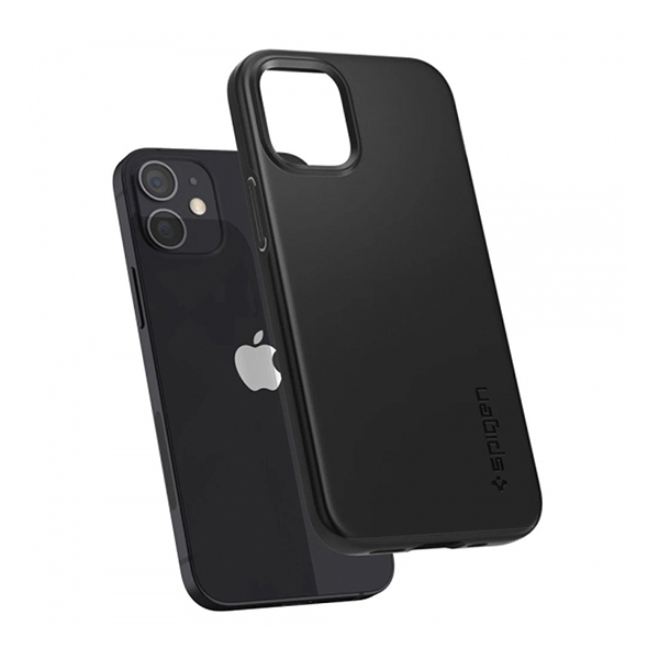 Чехол Spigen для iPhone 12 Mini Thin Fit Black