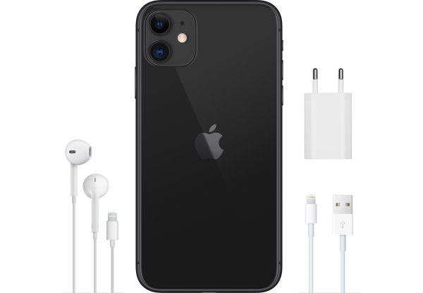 Смартфон Apple iPhone 11 64GB Black (MHDA3) українська версія