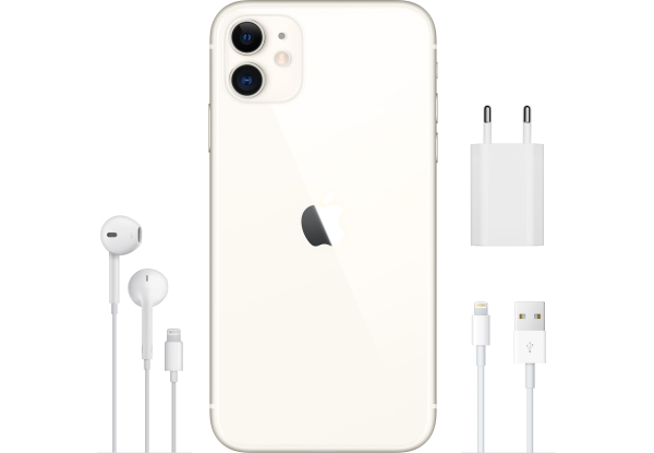 Смартфон Apple iPhone 11 128GB White (MHDJ3) українська версія