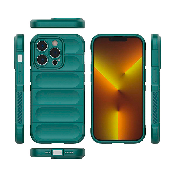 Чохол Cosmic Magic Shield for iPhone 14 Pro Dark Green with Camera Lens