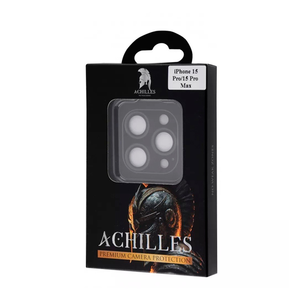 Защитное стекло на заднюю камеру Proove ACHILLES iPhone 15 Pro/15 Pro Max Black