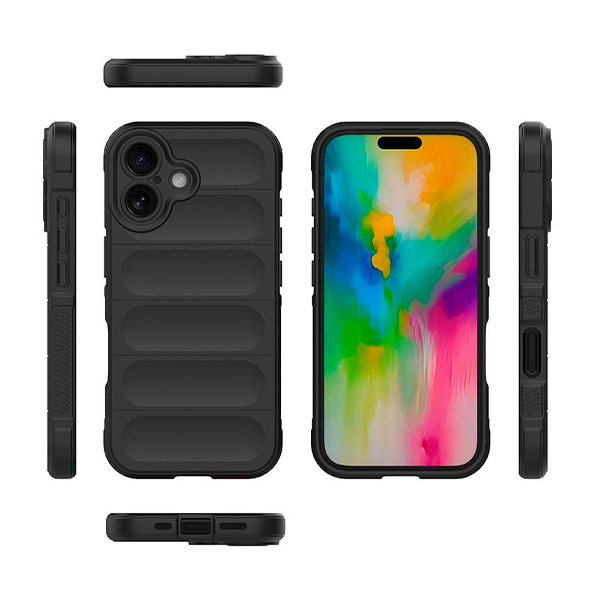 Чохол Cosmic Magic Shield for iPhone 16 Black with Camera Lens