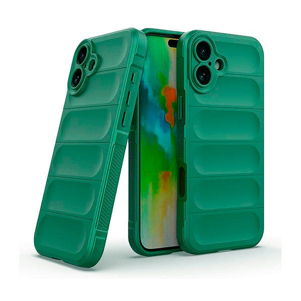 Чохол Cosmic Magic Shield for iPhone 16 Dark Green with Camera Lens