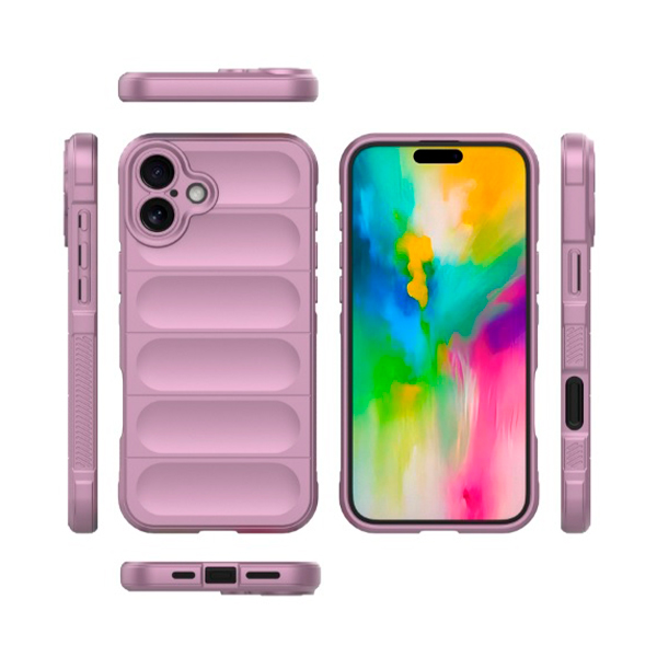 Чехол Cosmic Magic Shield for iPhone 16 Lilac Pride with Camera Lens