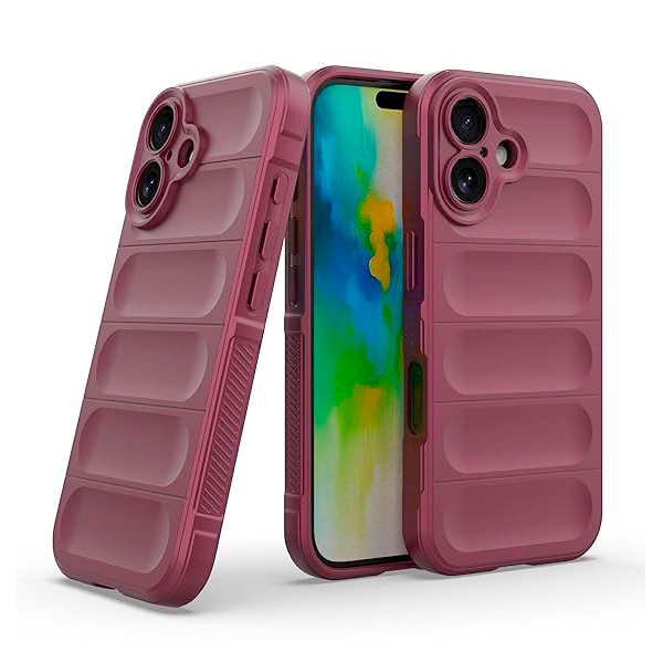 Чехол Cosmic Magic Shield for iPhone 16 Plum with Camera Lens