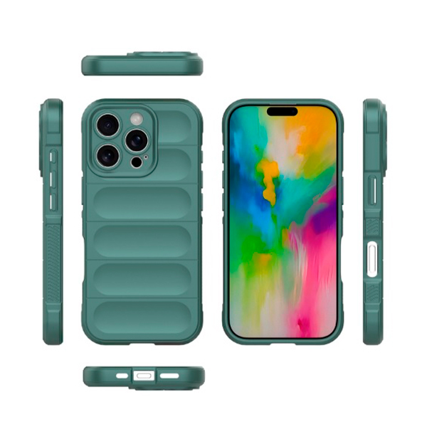 Чехол Cosmic Magic Shield for iPhone 16 Pro Dark Green with Camera Lens