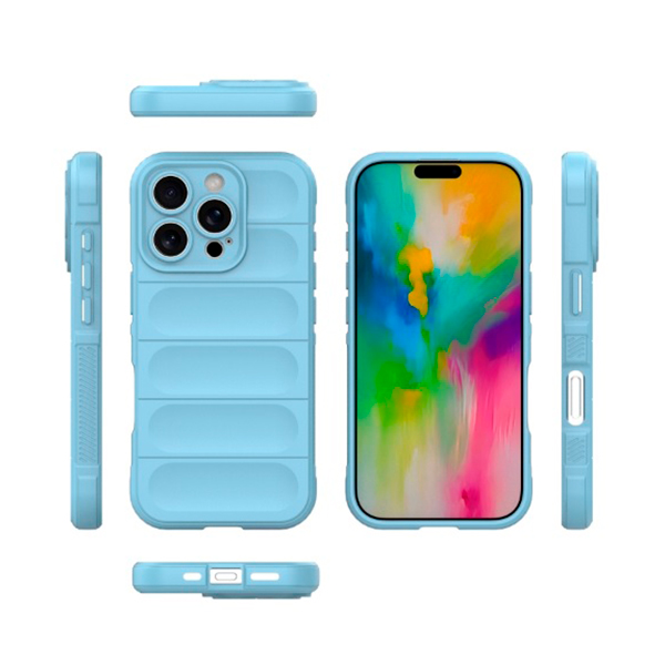 Чохол Cosmic Magic Shield for iPhone 16 Pro Light Blue with Camera Lens