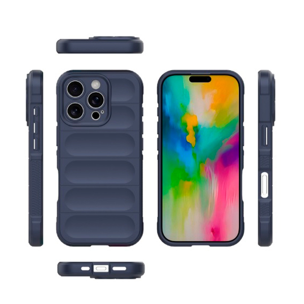 Чехол Cosmic Magic Shield for iPhone 16 Pro Midnight Blue with Camera Lens