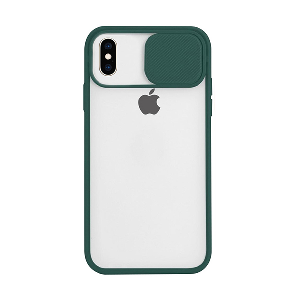 Чехол накладка Camshield Mate TPU для iPhone X/XS Dark Green