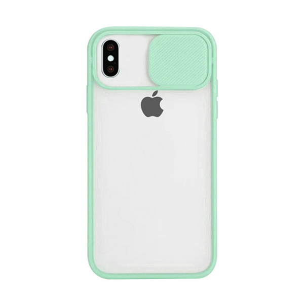 Чехол накладка Camshield Mate TPU для iPhone X/XS Green