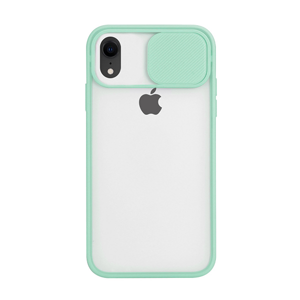 Чехол накладка Camshield Mate TPU для iPhone XR Green