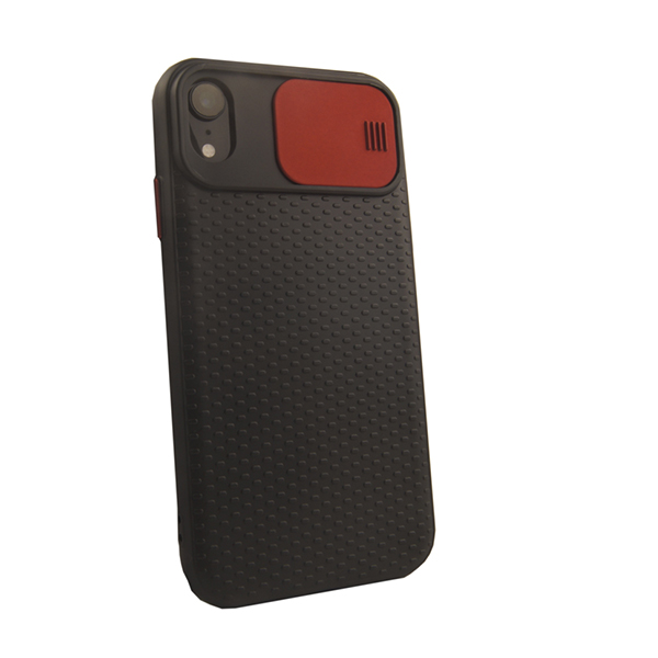 Чохол накладка Camshield TPU для iPhone XR Black/Red