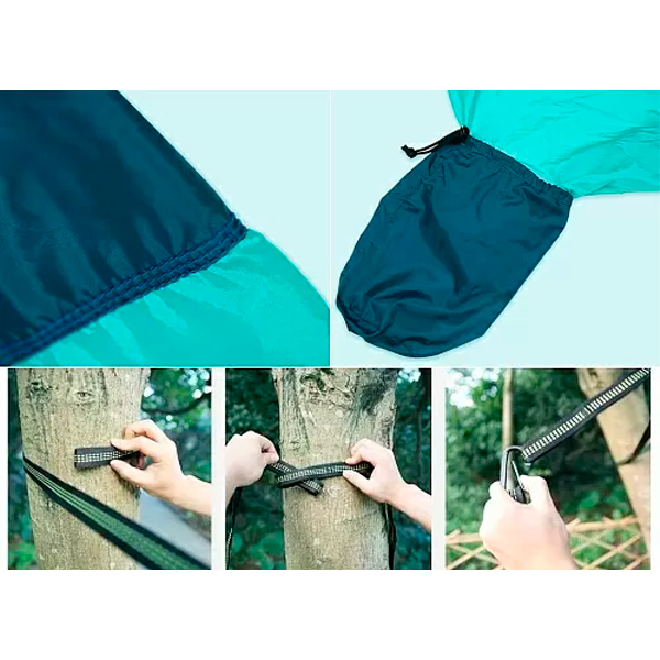 Гамак Early Wind Outdoor Parachute Cloth Hammock/Blue