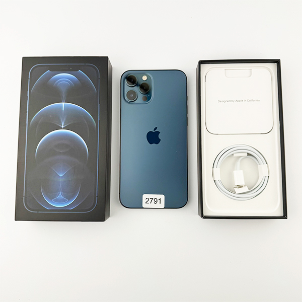 Apple iPhone 12 Pro Max 256GB Pacific Blue Б/У №2791 (Стан 8/10)