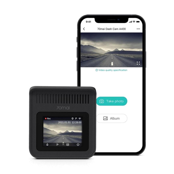 Автомобільний відеореєстратор Xiaomi 70mai Dash Cam A400 Gray + Rear Cam RC09