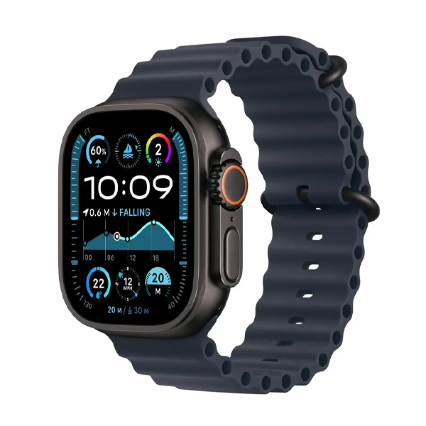 Ремешок для Apple Watch 49mm Navy Black Ocean Band (MYPA3ZM/A)