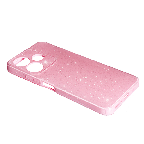 Чехол Silicon Shiny Case Xiaomi 13/Poco M6 Glitter Pink