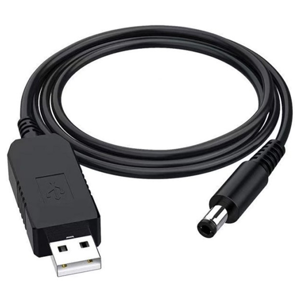 Кабель живлення USB - DC 5.5x2.1 12V 0.8 м (ARM65663)