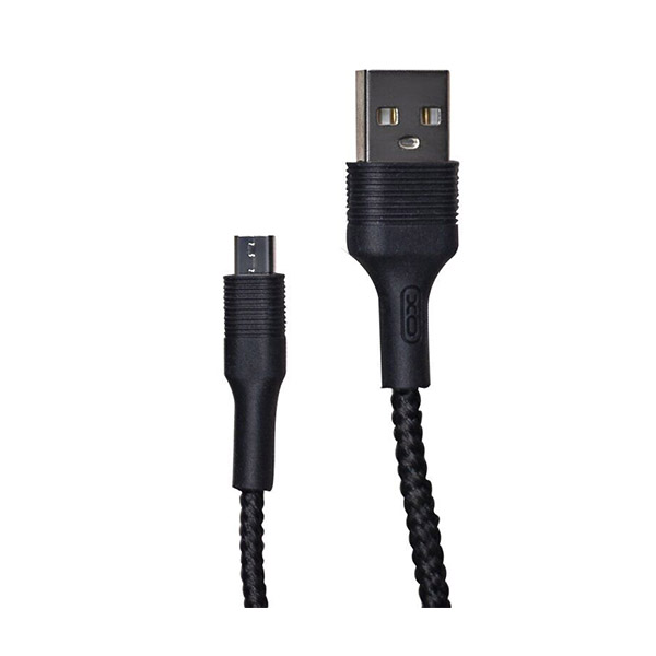 Кабель XO NB51 Micro USB 1m 2.1A Black