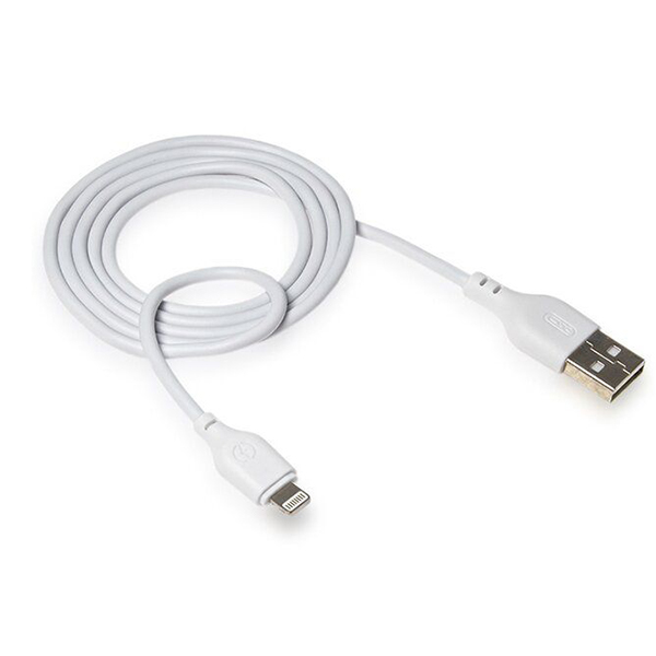 МЗП XO L43 1USB + PD3.0 3.4A 18W + Lightning Cable White