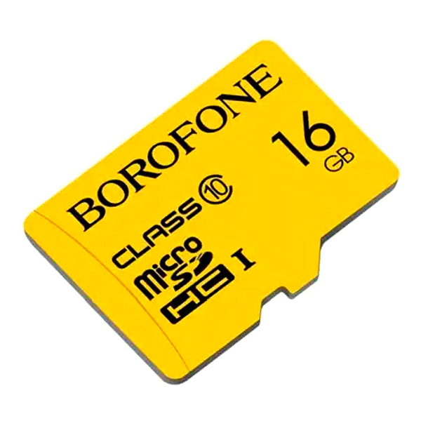 Карта памяти Borofone 16 GB microSDHC Class 10 UHS-I