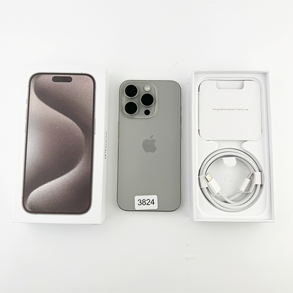 Apple iPhone 15 Pro 256GB Natural Titanium Б/У №3824 (Стан 9/10)