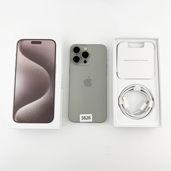 Apple iPhone 15 Pro Max 256GB Natural Titanium Б/У №3826 (Стан 8/10)
