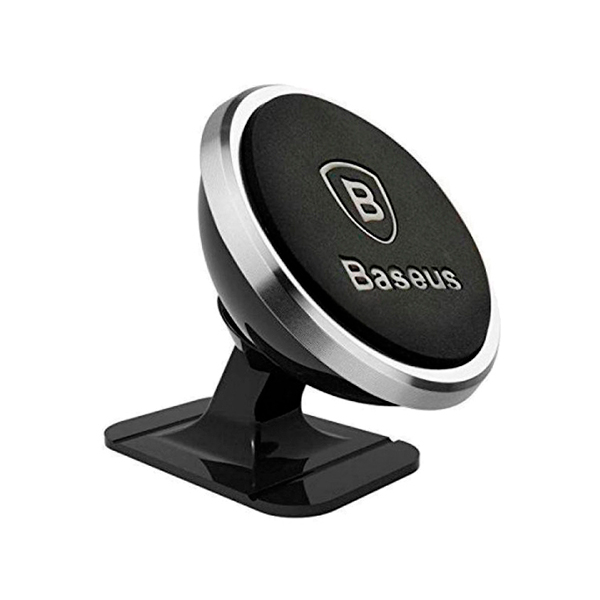 Автотримач для телефона магнітний Baseus Car and Desk Holder Magnetic 360 Rotation Silver (SUGENT-NT0S)