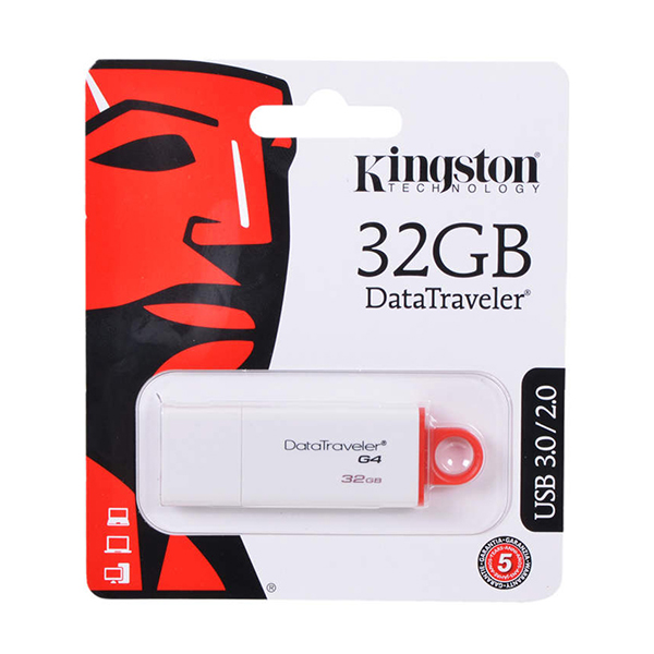 Флешка Kingston 32Gb DataTraveler G4 White USB 3.0
