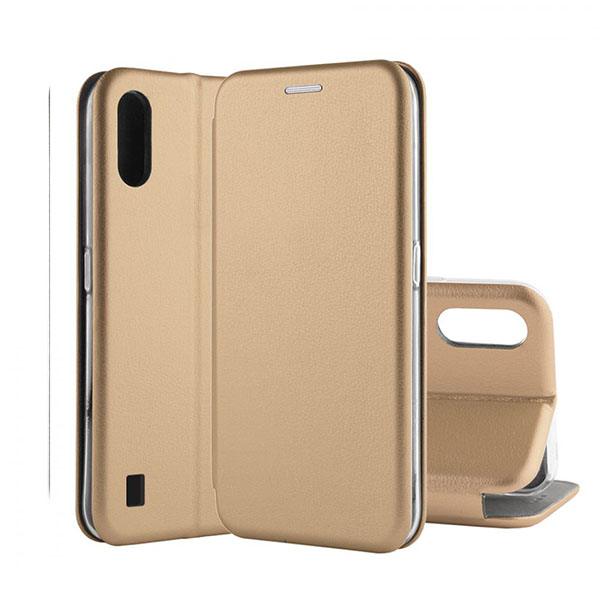 Чехол книжка Kira Slim Shell для Samsung A01-2020/A015 Gold