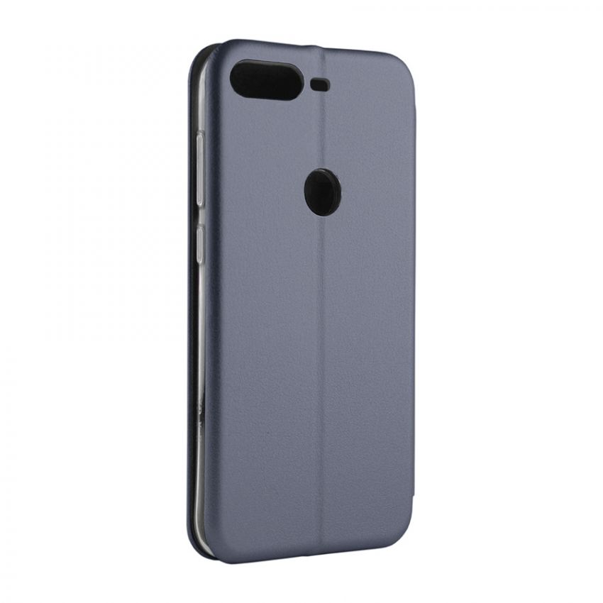 Чехол книжка Kira Slim Shell для Huawei Y7 2018 Dark Blue