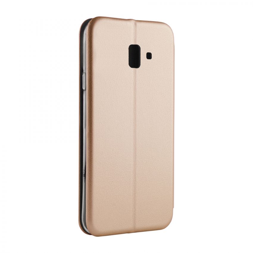 Чехол книжка Kira Slim Shell для Samsung J6 Plus 2018/J610 Gold