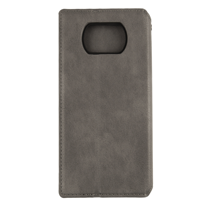 Чехол книжка Kira Slim Shell для Xiaomi Poco X3 Grey Getman