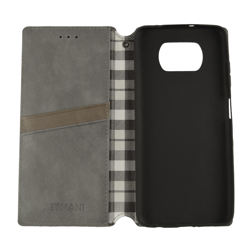 Чехол книжка Kira Slim Shell для Xiaomi Poco X3 Grey Getman